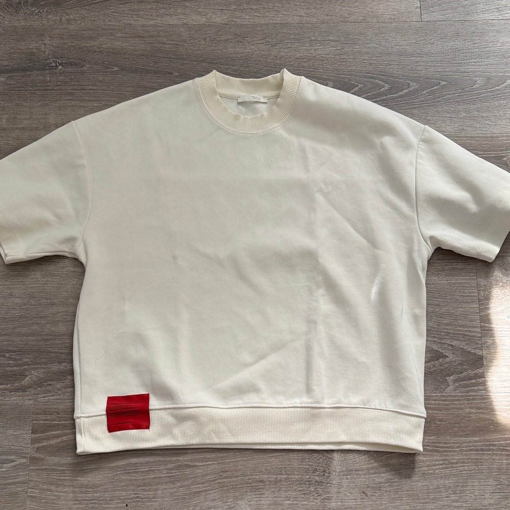 Zara Creamy white top